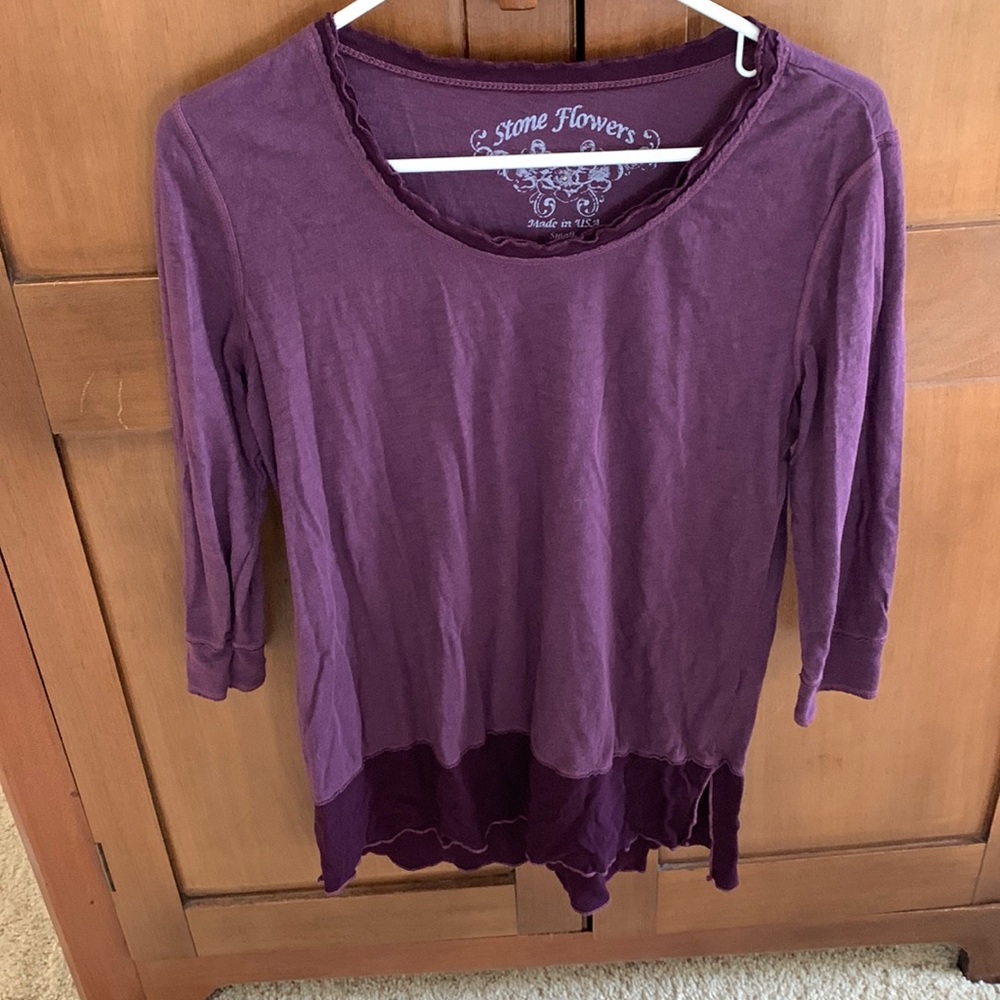 Stone Flowers stretchy t shirt